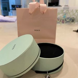 Authentic TOUS jewelry gift box and bag